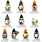 Haunt & Co Big Dot of Happiness Halloween Gnomes - Gnome Lawn Decorations - Outdoor Spooky Fall Party Yard Decorations - 10 Piece