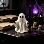 Haunt & Co PLLFRLRT Cute Halloween Decorations Resin Tabletop Statue Ghost Ornaments Mantel Shelf Party Home Decors