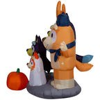 Haunt & Co Halloween Inflatable and Family Scene, 5.5 ft Tall, Multi