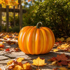 Haunt & Co GIPQJK Summerween Simulated Creative Pumpkin Resin Craft Ornament for Halloween Decorative Autumn Home Decoration Outdoor Garden Party Supply Artistic DIY Craft Gift for Fall Season C