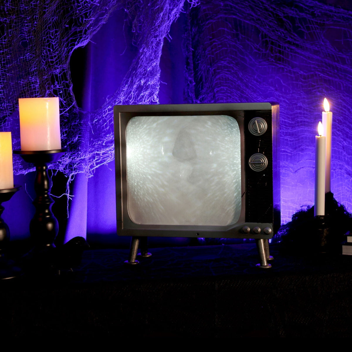 Haunt & Co 11.8 in Haunted TV by Tekky, Premium Halloween Animatronic