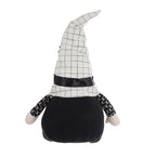 Haunt & Co Tcbosik 2 Pack Gnome Halloween Ornaments, Halloween Gnomes Decoration with Witch Hat, Lovely Fall Gnome Gifts for Friends Family, Black & White