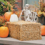 Haunt & Co Collapsible Faux Hay Bale - Home Decor - 1 Piece