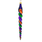 Haunt & Co Sbk Gifts Holiday Purple Orange Green Twist Set/3 Halloween Ornament Retro