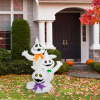 Haunt & Co LED Lighted Ghost Trio Inflatable Outdoor - 3.5'- Warm White Lights