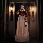Haunt & Co 5FT Halloween Animatronics Life Size Witch Scary Prop, Motion Activated Outdoor Decoration for Haunted House Party Lawn Patio Yard Decor
