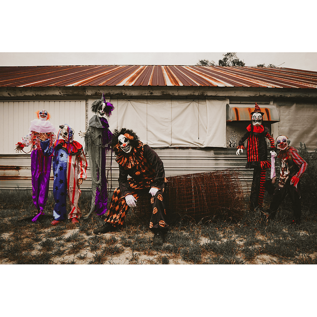 Haunt & Co Fun Express Animated Standing Scary Clown
