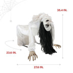 Haunt & Co Lifesize 35" Animatronic Possessed Woman with Lights and Sound