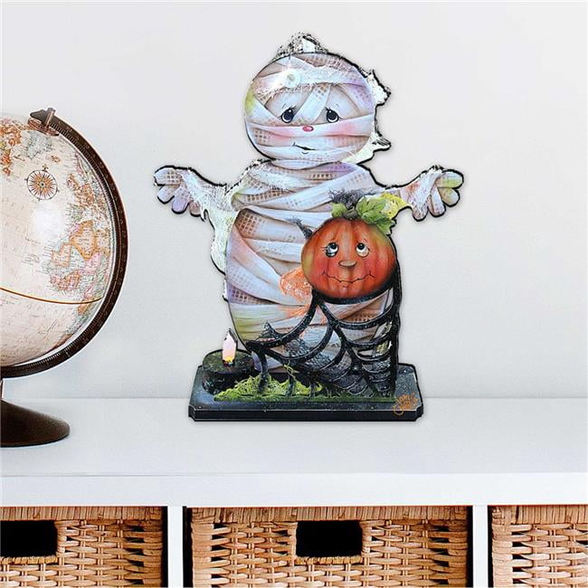 Haunt & Co 12 x 9 in. Some Mummy Loves You Halloween Outdoor Decor Large Ornaments