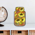 Haunt & Co 12 x 9 in. Sunflower Mason Jar Halloween Outdoor Decor Large Ornaments
