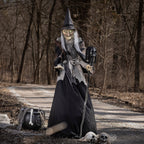 Haunt & Co Animated Lunging Haggard Witch - 6 ft
