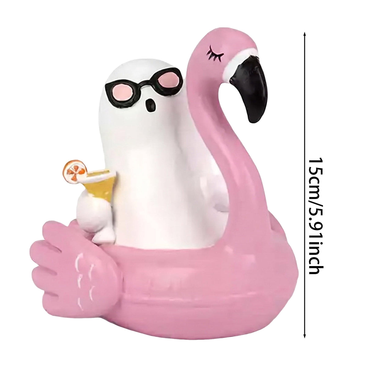 Haunt & Co PLLFRLRT Halloween Decorations for Desktop Resin Ghost Figurine Ornaments Halloween Indoor Tabletop Decors