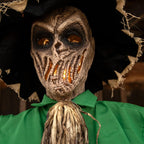 Haunt & Co 6 Ft. Light-Up Hanging Animated Scarecrow