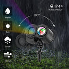Haunt & Co Outdoor HD projector light, remote control 16 switchable modes, Christmas Halloween celebrations, birthdays, weddings and parties, waterproof light show