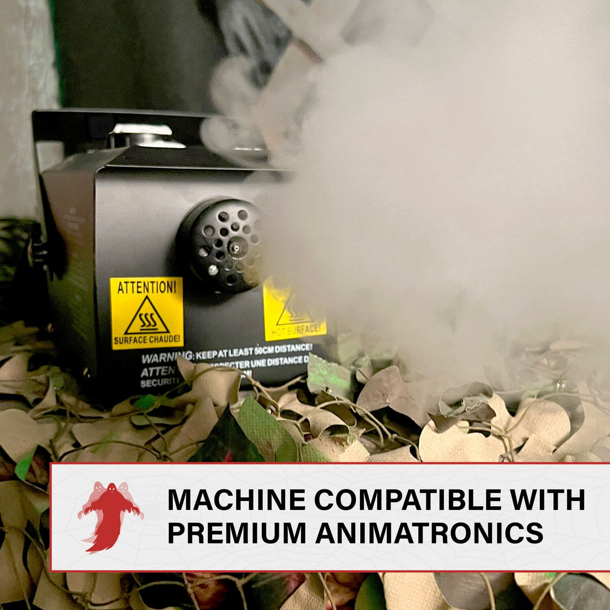 Haunt & Co Fog & Smoke Machine with Wireless Remote