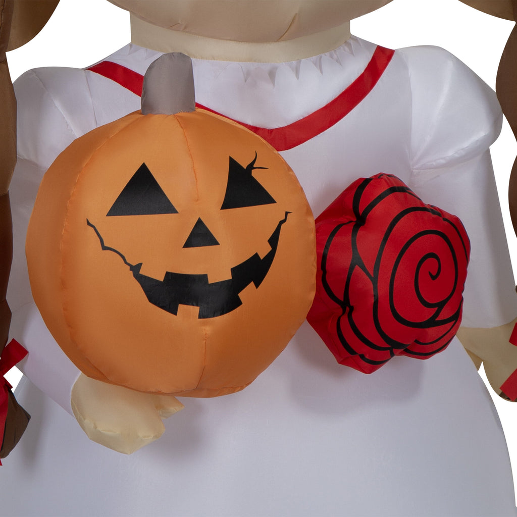 Haunt & Co New Warner Bros. Halloween The Conjuring's Annabelle Airblown Yard Inflatable Decor, 4.5'