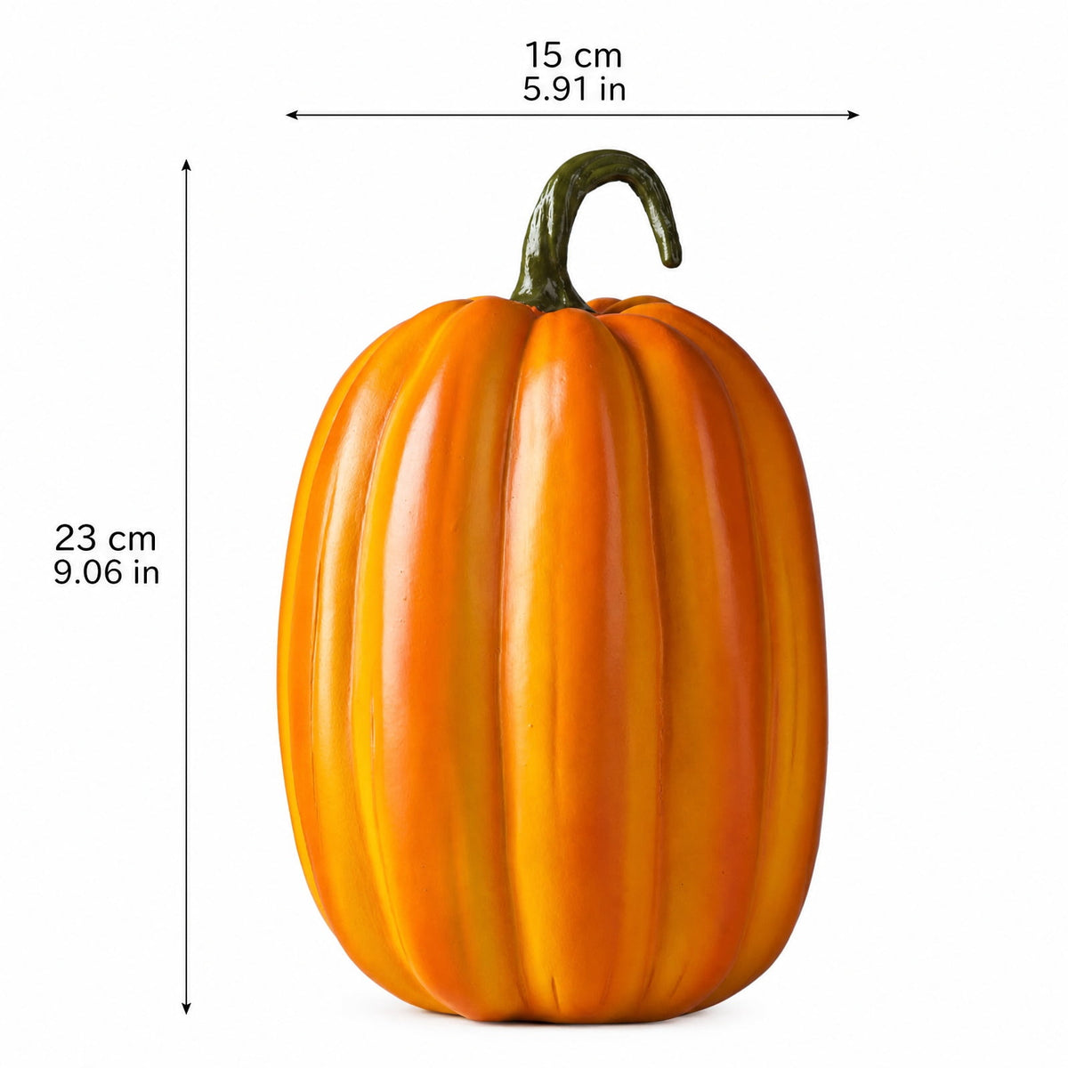 Haunt & Co GIPQJK Summerween Simulated Creative Pumpkin Resin Craft Ornament for Halloween Decorative Autumn Home Decoration Outdoor Garden Party Supply Artistic DIY Craft Gift for Fall Season C