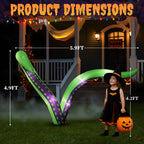 Haunt & Co 7 FT Halloween Inflatables Cape Octopus 2 Pack Giant Octopus Tentacles Outdoor