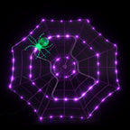 Haunt & Co 4 ft. Outdoor Animated Spider Web - Purple Web