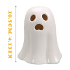 Haunt & Co 3 Pcs Halloween Spooky Ghost Ornaments â?? Warm Glow with Eerie Eyes, Halloween Decorations for Snack Tables, Dessert Stations & Halloween Party Setups â?? perfect for Costume Parties with spooky setups