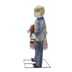 Haunt & Co Apocalypse Twins Halloween Animatronics with Red Eyes & Head Sync, 3-Ft