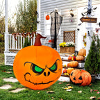 Haunt & Co Costway 4 FT Halloween Inflatable Pumpkin Large Blow up with Build-in LED Light