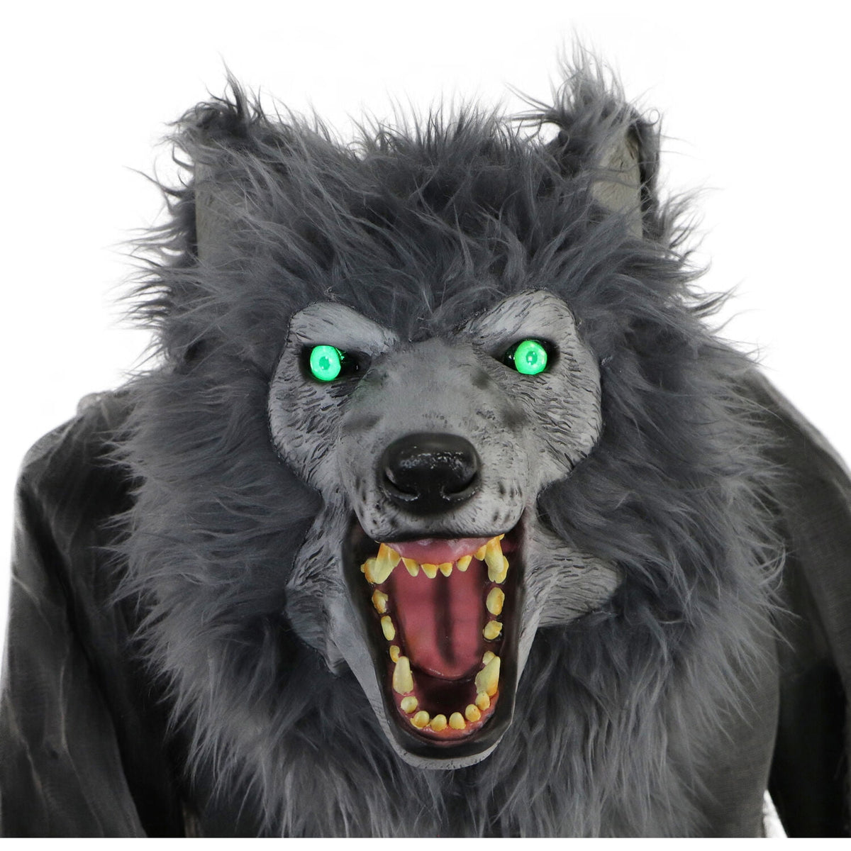 Haunt & Co 7 ft Tall Motion-Activated Towering Werewolf, Premium Halloween Animatronic, Plug-In