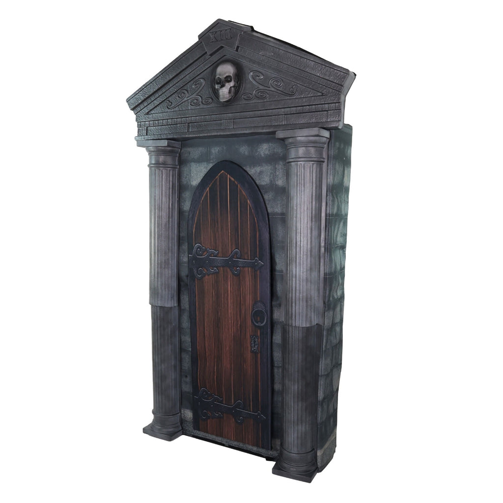Haunt & Co 6.7 ft. Motion-Triggered Mausoleum Halloween Animatronic by Tekky