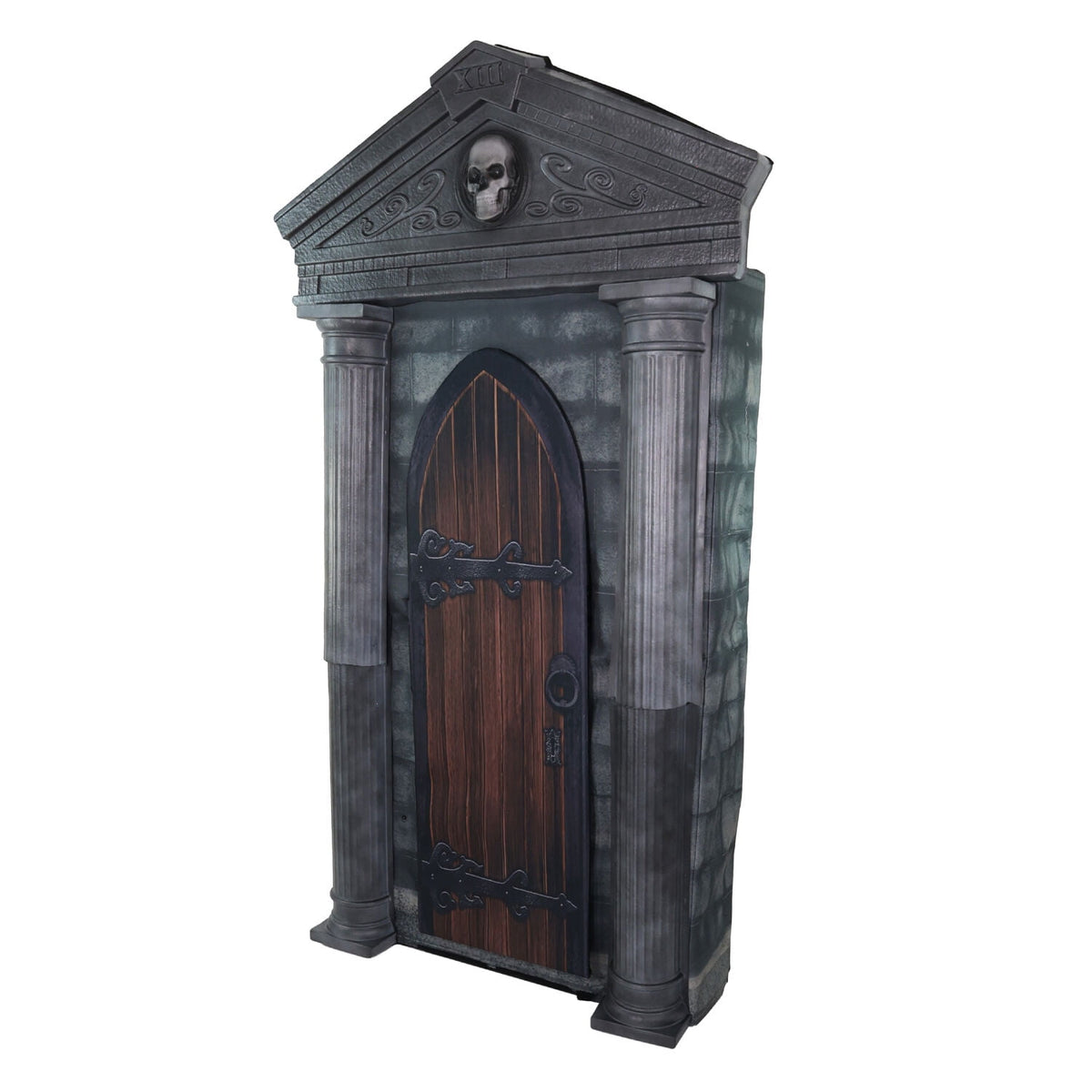 Haunt & Co 6.7 ft. Motion-Triggered Mausoleum Halloween Animatronic by Tekky