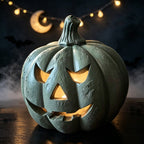 Haunt & Co Bwomeauty Halloween Gifts, 1pc Resin Pumpkin Ornaments - Suitable For Holiday Decoration, Holiday Decor