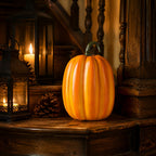 Haunt & Co GIPQJK Summerween Simulated Creative Pumpkin Resin Craft Ornament for Halloween Decorative Autumn Home Decoration Outdoor Garden Party Supply Artistic DIY Craft Gift for Fall Season C