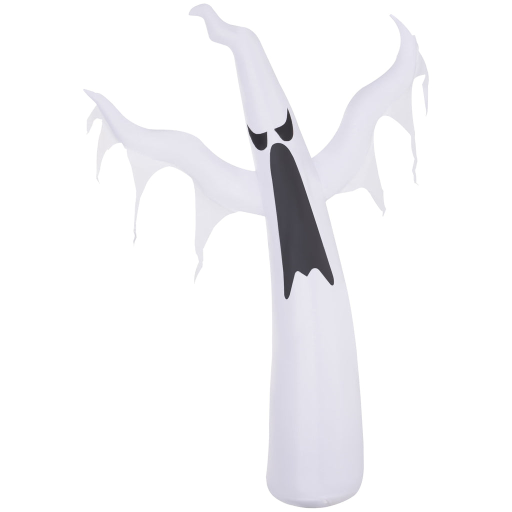 Haunt & Co HOMCOM Halloween Inflatable Ghost with LED Lights