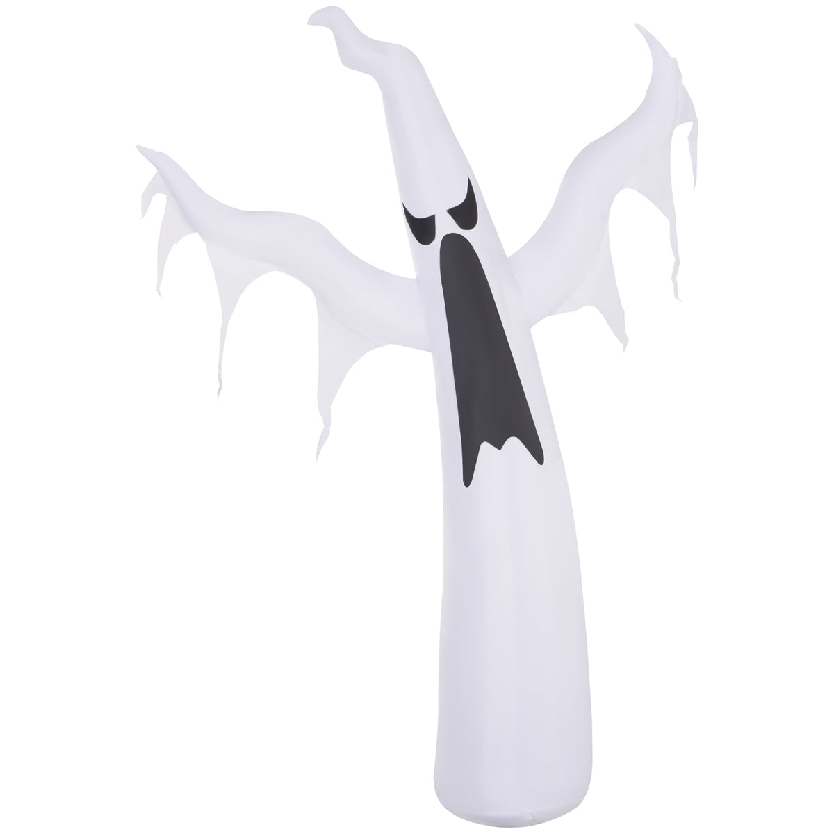 Haunt & Co HOMCOM Halloween Inflatable Ghost with LED Lights