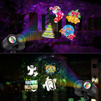 Haunt & Co Outdoor HD projector light, remote control 16 switchable modes, Christmas Halloween celebrations, birthdays, weddings and parties, waterproof light show