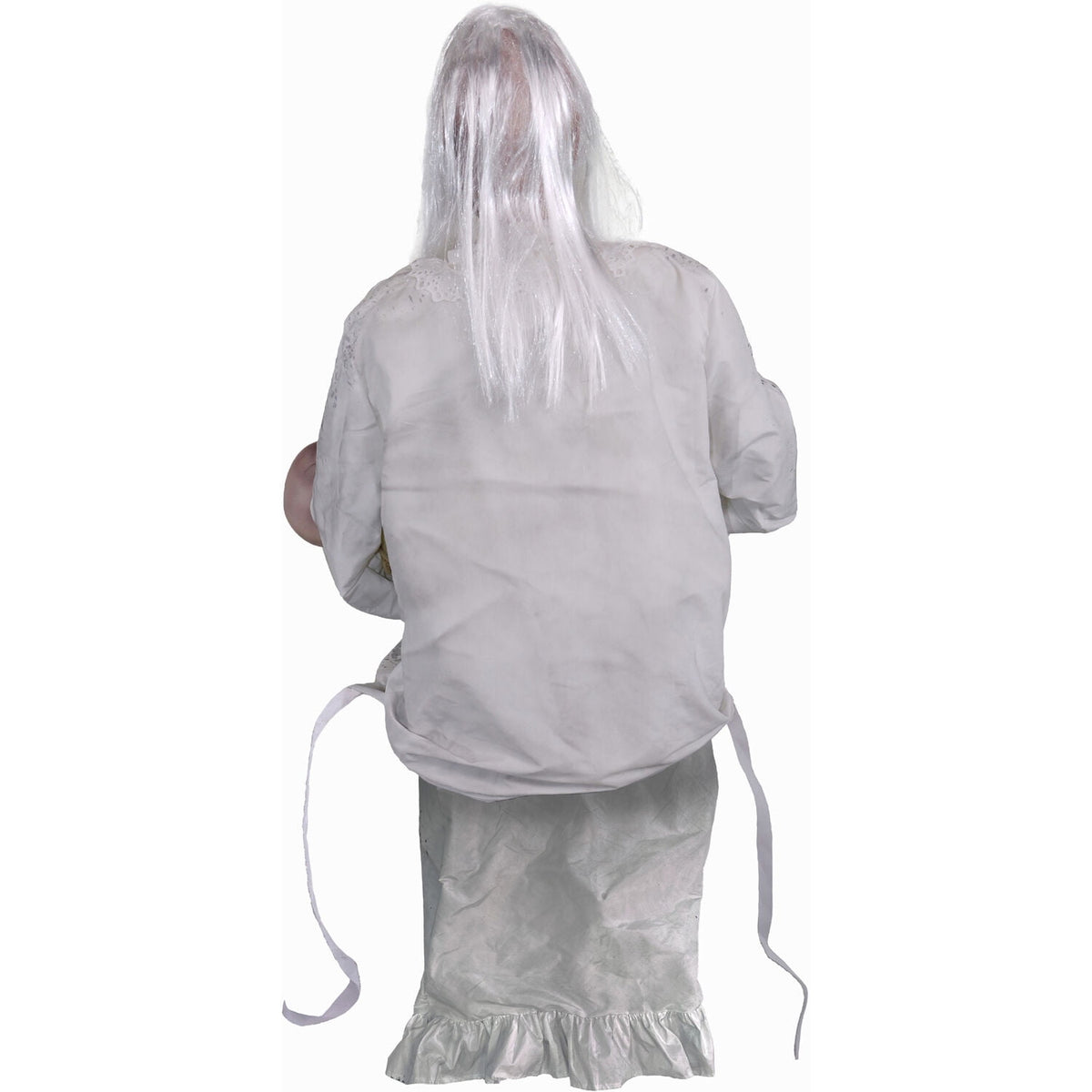 Haunt & Co 2.9 ft Animatronic Gravely Granny by Tekky with Motion-Activated Sounds