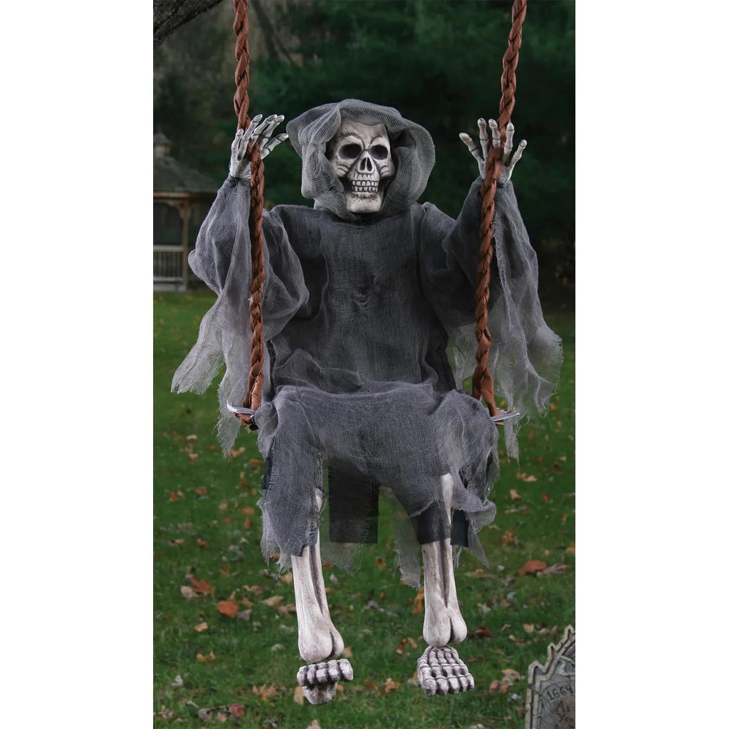 Haunt & Co Fun World Reaper On Swing Prop - 36 in
