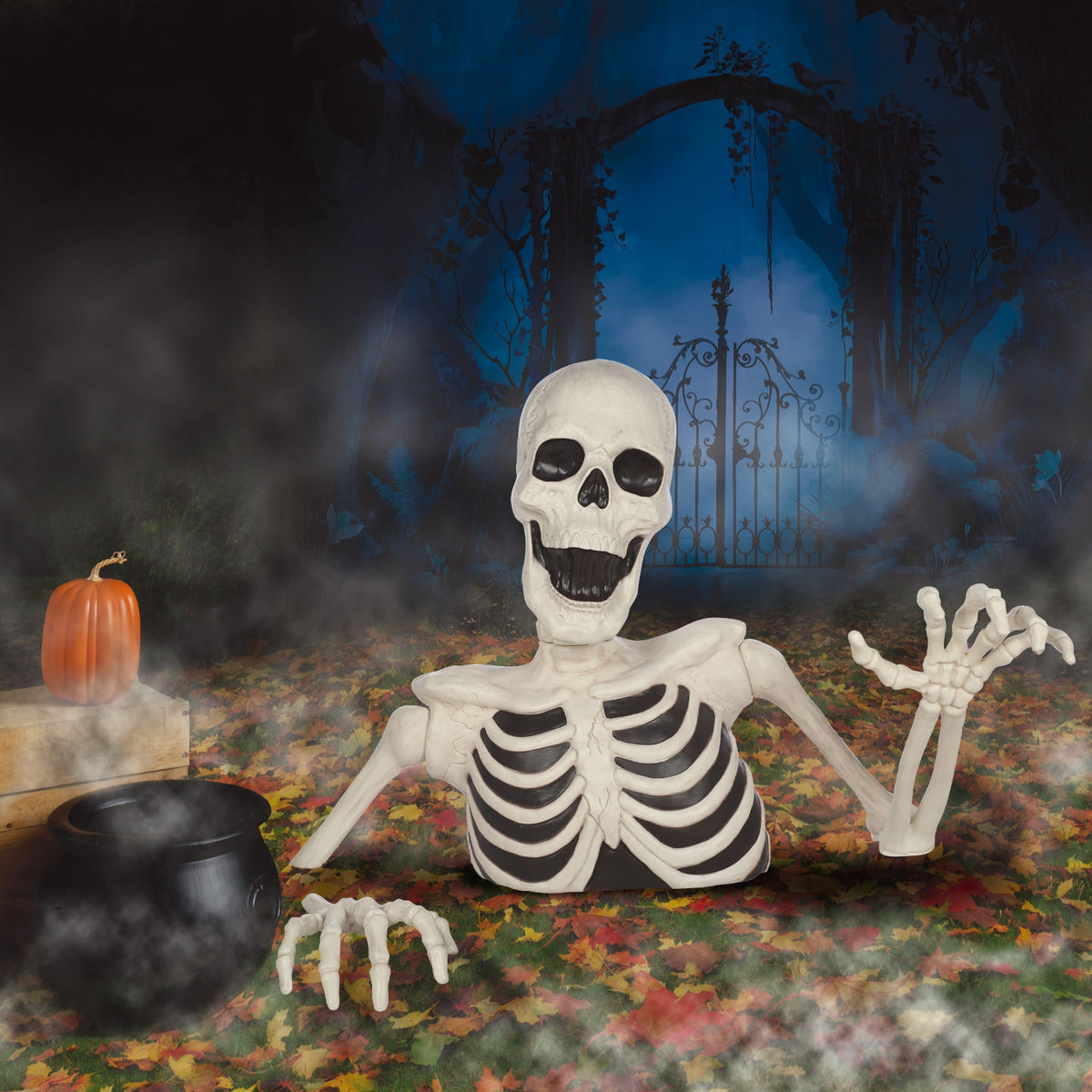 Haunt & Co 35" Halloween Giant Groundbreaker Skeleton