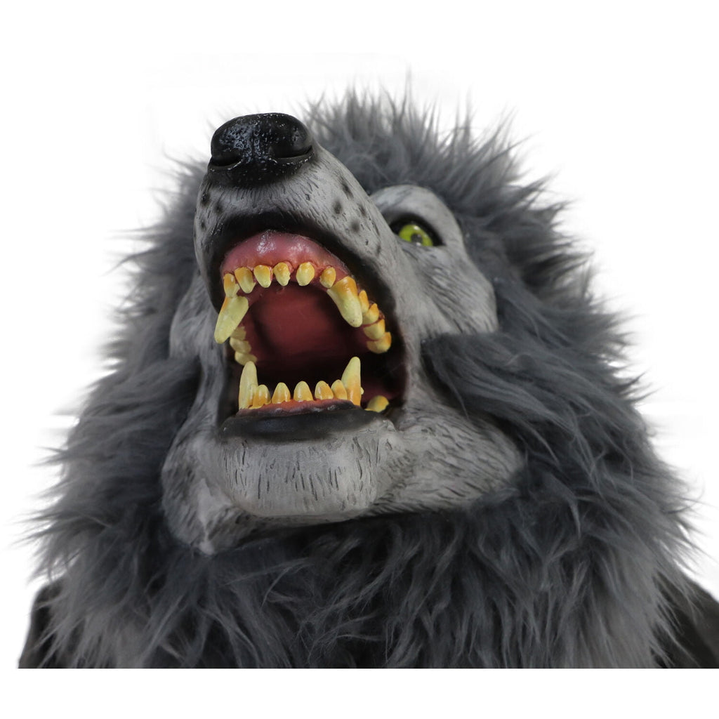 Haunt & Co 7 ft Tall Motion-Activated Towering Werewolf, Premium Halloween Animatronic, Plug-In