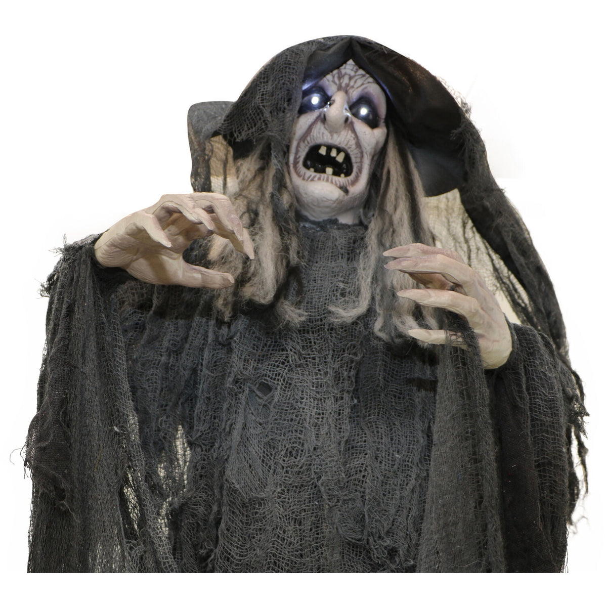 Haunt & Co 5.75 ft Animatronic Witch Indoor/Covered Outdoor