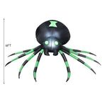 Haunt & Co Patiojoy 6FT Inflatable Blow-Up Spider With LED Lights Outdoor Yard