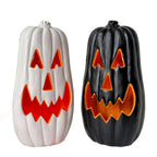 Haunt & Co SUYOLL Halloween Decorations LED Pumpkin Light Up Desktop Ornament For Indoor Outdoor Party Decoration Glowing Figurine