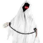 Haunt & Co 4.3 ft Touch-Activated Animated Spectre on Tomb Halloween Accessory
