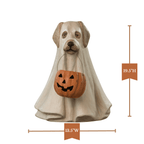 Haunt & Co Bethany Lowe 19.5" Large Ghost Dog Candy Bowl Paper Mache Statue