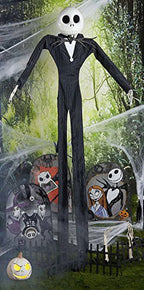 Haunt & Co USA Jack Skellington Hanging Prop - 4 ft