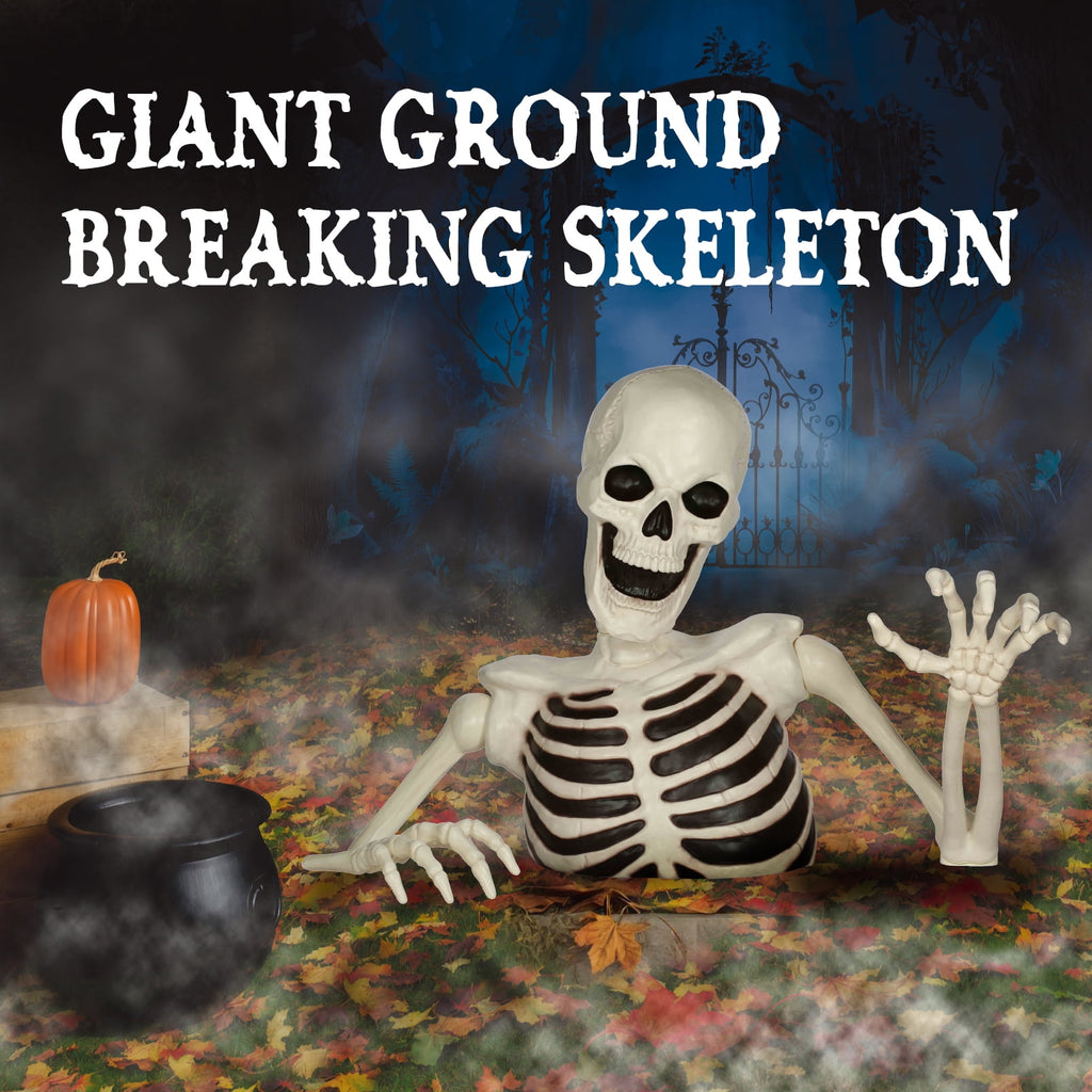 Haunt & Co 48" Halloween Giant Groundbreaker Skeleton