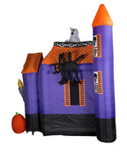 Haunt & Co Pre-Lit 12FT Halloween Airblown Inflatable Haunted House Archway Tunnel