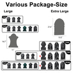 Haunt & Co Halloween Foam RIP Graveyard Tombstones, 7Pack(3 x L-Size + 4 x XL-Size) Foam Tombstone for Halloween Party Outdoor Decorations