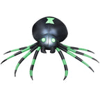 Haunt & Co Patiojoy 6FT Inflatable Blow-Up Spider With LED Lights Outdoor Yard
