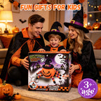 Haunt & Co (2 pack) 2.6ft Remote Control Halloween Inflatable with Music Lights,Pumpkin Spider Car Blow ups Rc Car,Indoor Outdoor Decorations