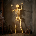 Haunt & Co 5-foot Poseable LED Illuminated Skeleton